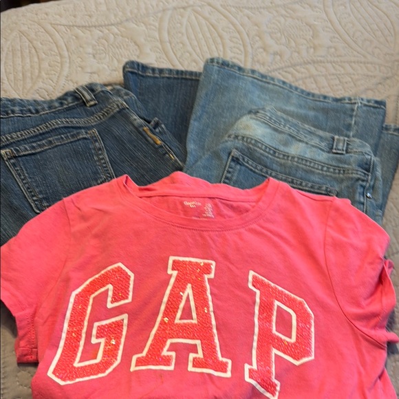 Old Navy Pink Jeans Stylish Comfort - Picture 1 of 6